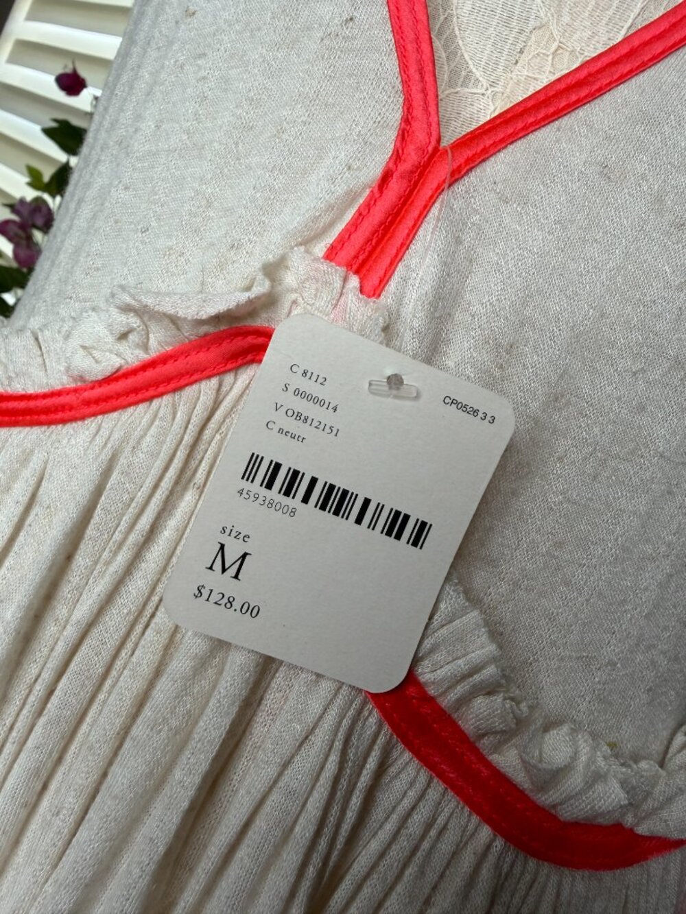 Free People All A Bloom Maxi Dress Neon Pop Combo M NWT - Picture 5 of 5